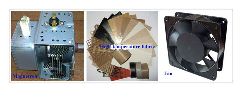 spare parts of microwave vegetable drying machine